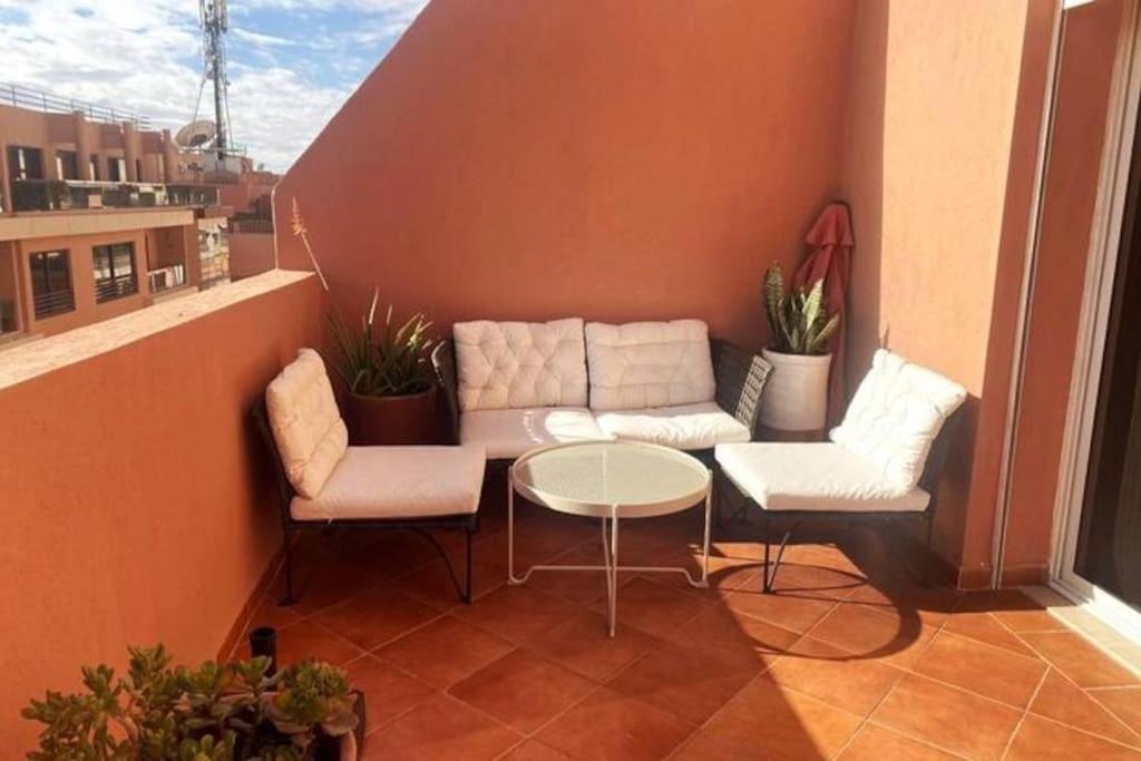 Апартаменты Sunny Terrace & Comfy Beds In Marrakech Марракеш Экстерьер фото